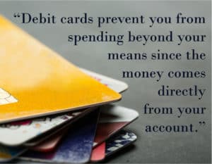 Credit card vs. debit card quote 1